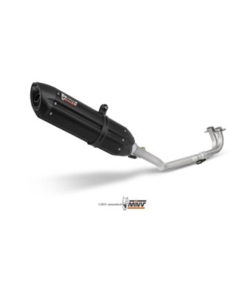 Mivv Full system 2x1 Suono black con tapa carbono Yamaha T-MAX 500 2001-07