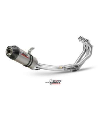 Mivv Full system 3x1 Oval titan con tapa carbono Yamaha XSR 900 2016-20