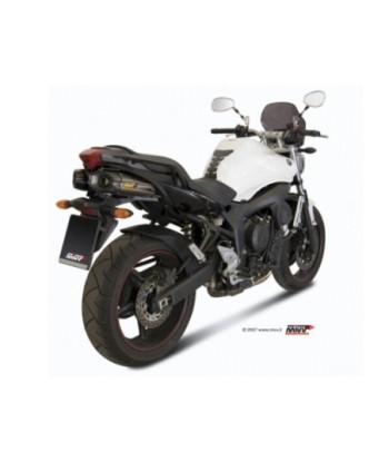 Mivv 2 Slip-On Suono St. Steel con tapa carbono Yamaha FZ6 / FZ6 Fazer 2004-11