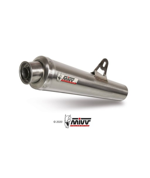 Mivv 2 Slip-On X-Cone St. Steel Suzuki GSR 600 2006-10