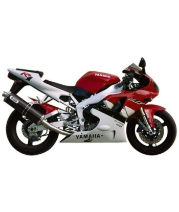 Mivv Slip-On Oval carbono Yamaha YZF 1000 R1 1998-01