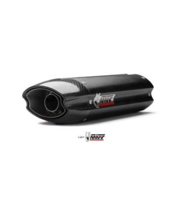 Mivv Slip-On Suono black con tapa carbono Honda CBR 600 RR 2005-06