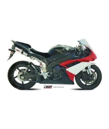 Mivv 2 Slip-On Suono St. Steel con tapa carbono Yamaha YZF 1000 R1 2007-08