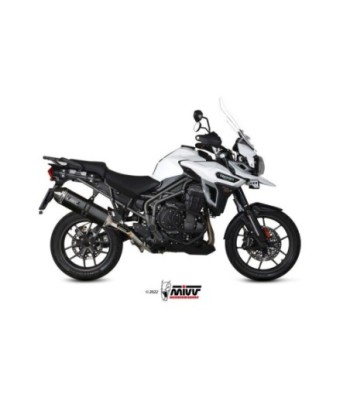 Mivv Slip-On Speed edge black Triumph Tiger 1200 XR / XRx / XRT / XCx / XCA 2016-20