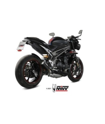 Mivv Slip-On Mk3 carbono Triumph Speed Triple R / S / RS 2018-20