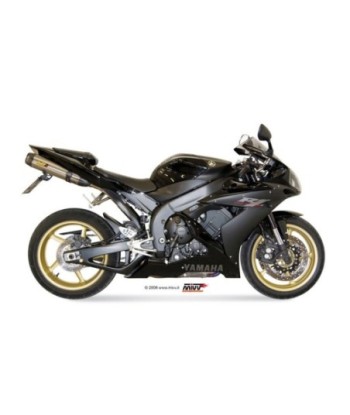 Mivv 2 Slip-On Suono St. Steel con tapa carbono Yamaha YZF 1000 R1 2004-06