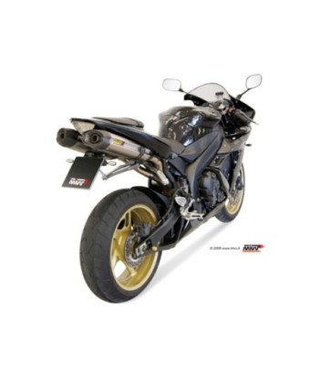 Mivv 2 Slip-On Suono St. Steel con tapa carbono Yamaha YZF 1000 R1 2004-06