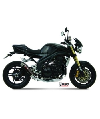 Mivv Slip-On GP black Triumph Speed Triple 2005-06