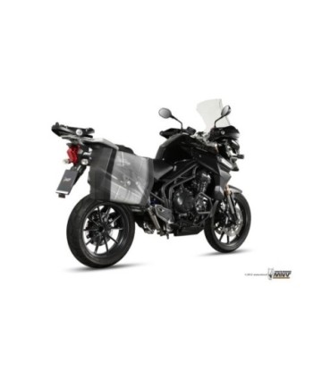 Mivv Slip-On Speed edge St. Steel con tapa carbono Triumph Tiger Explorer 1200 2012-15