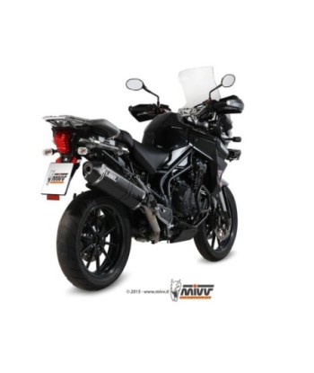 Mivv Slip-On Speed edge black Triumph Tiger Explorer 1200 2012-15