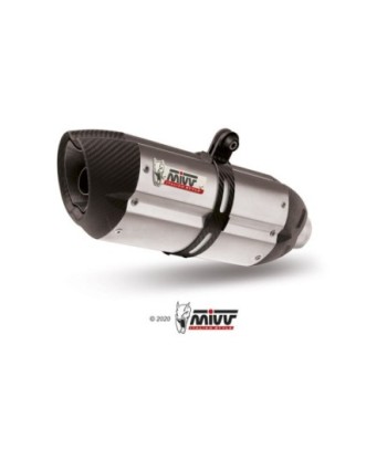 Mivv Slip-On Suono St. Steel con tapa carbono Triumph Speed Triple 2011-15