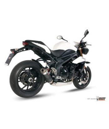 Mivv Slip-On GP carbon Triumph Speed Triple 2011-15