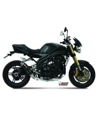 Mivv Slip-On GP carbon Triumph Speed Triple 2005-06