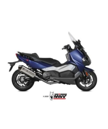 Mivv Full system 2x1 Speed edge St. Steel con tapa carbono SYM Maxsym TL 500 / 508 2020