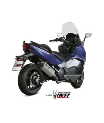 Mivv Full system 2x1 Speed edge St. Steel con tapa carbono SYM Maxsym TL 500 / 508 2020