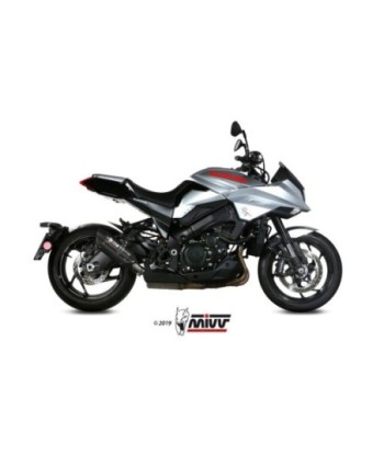 Mivv Slip-On Suono Black con tapa carbono Suzuki GSX-S 1000 Katana 2019-25