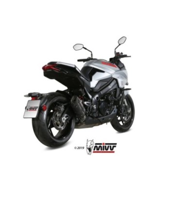 Mivv Slip-On Suono Black con tapa carbono Suzuki GSX-S 1000 Katana 2019-25