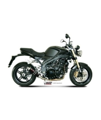 Mivv Slip-On GP black Triumph Speed Triple 2007-10
