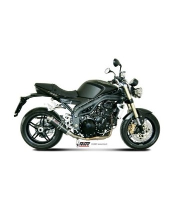 Mivv Slip-On GP carbon Triumph Speed Triple 2007-10