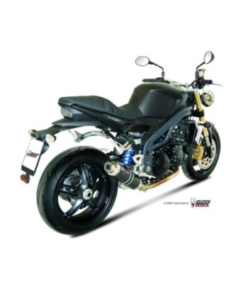 Mivv Slip-On GP carbon Triumph Speed Triple 2007-10
