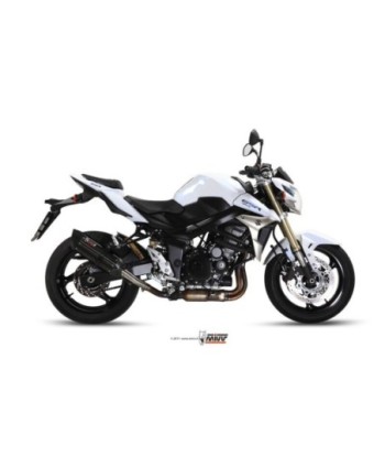 Mivv Slip-On Suono black con tapa carbono Suzuki GSR 750 2011-16