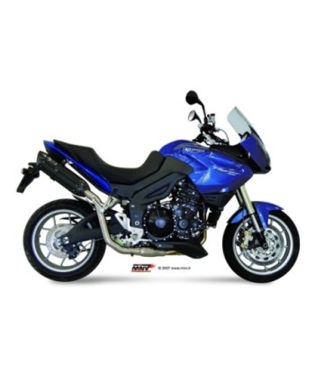 Mivv Slip-On Suono black con tapa carbono Triumph Tiger 1050 2007-13
