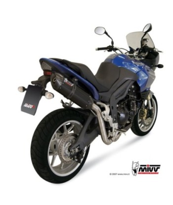 Mivv Slip-On Suono black con tapa carbono Triumph Tiger 1050 2007-13