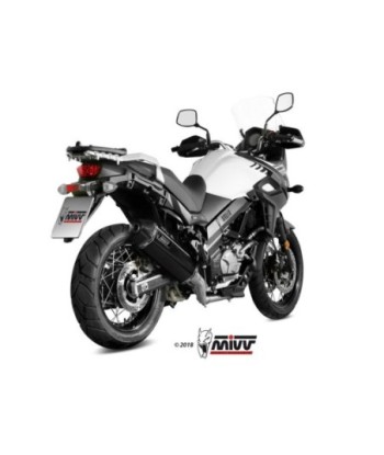 Mivv Full system 2x1 Speed edge Black Suzuki DL V-Strom 650 / XT 2017-25