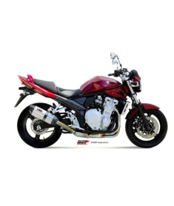 Mivv Slip-On Suono St. Steel con tapa carbono Suzuki GSF 650 Bandit 2007-15 / GSX 650 F 2008-15