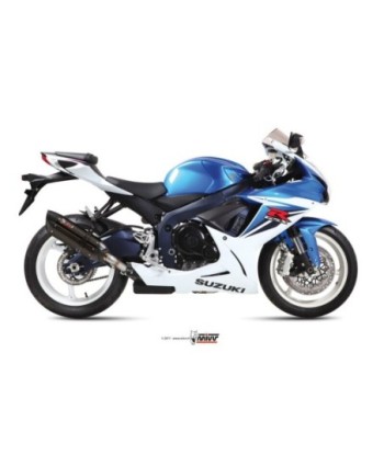 Mivv Slip-On Suono black con tapa carbono Suzuki GSX-R 600 2011-16 / GSX-R 750 2011-17