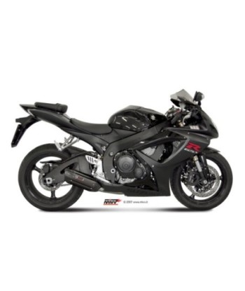 Mivv Slip-On Suono black con tapa carbono Suzuki GSX-R 600 / GSX-R 750 2006-07