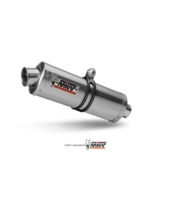 Mivv Full system 2x1 Oval St. Steel Suzuki DL V-Strom 650 2004-06