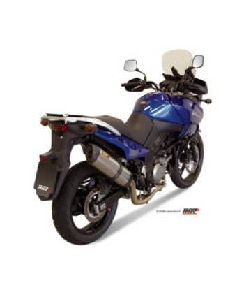 Mivv Full system 2x1 Suono St. Steel con tapa carbono Suzuki DL V-Strom 650 2004-06