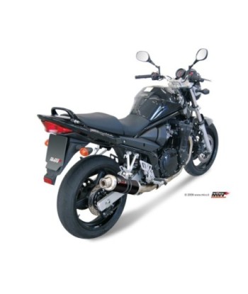 Mivv Slip-On GP black Suzuki GSF 650 Bandit 2005-06