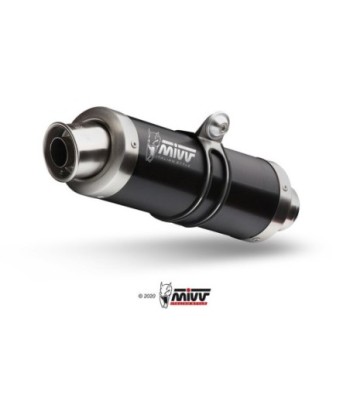 Mivv Slip-On GP black Suzuki SV 650 2004-15