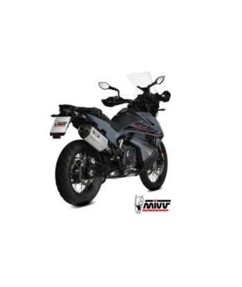Mivv Slip-On Speed edge St. Steel con tapa carbono KTM 790 Adventure/R 19-26 / 890 Adventure/R 20-26