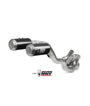 Mivv Full system 2x2 MK3 carbono Ducati Panigale V4 2018-22