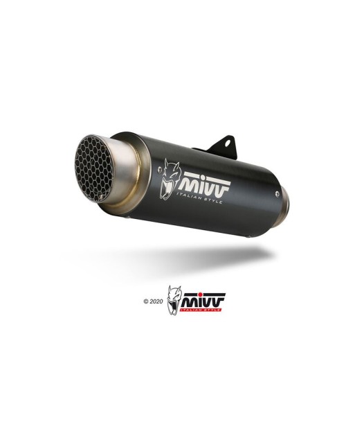 Mivv Slip-On GP Pro black Kymco AK550 2017-20
