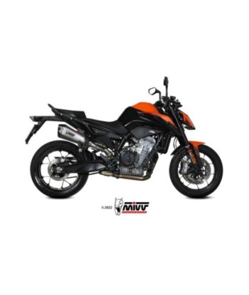 Mivv Slip-On Delta Race St. Steel KTM 790 Duke 2018-26 / 890 Duke 2020-26