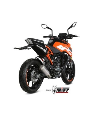 Mivv Slip-On Mk3 St. Steel KTM 125/390 Duke / RC 125/390 2017-20