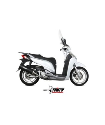 Mivv Slip-On Mover black Honda SH 300 2007-14 / SH 300 2015-20