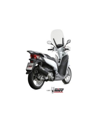 Mivv Slip-On Mover black Honda SH 300 2007-14 / SH 300 2015-20