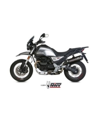 Mivv Slip-On Oval carbono con tapa carbono Moto Guzzi V85 TT 2019-25