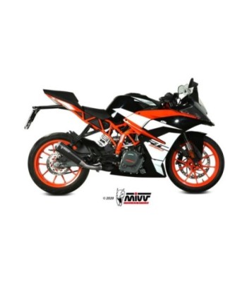Mivv Slip-On X-M1 black KTM 125/390 Duke / RC 125/390 2017-20