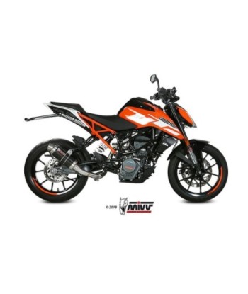 Mivv Tubo no kat (compatible con Silencioso Mivv y Original) KTM 125/390 Duke / RC 125/390 2017-20