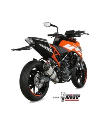 Mivv Tubo no kat (compatible con Silencioso Mivv y Original) KTM 125/390 Duke / RC 125/390 2017-20