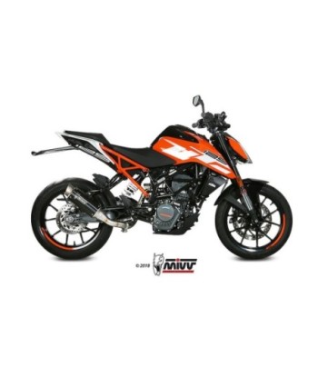 Mivv Tubo no kat (compatible con Silencioso Mivv y Original) KTM 125/390 Duke / RC 125/390 2017-20
