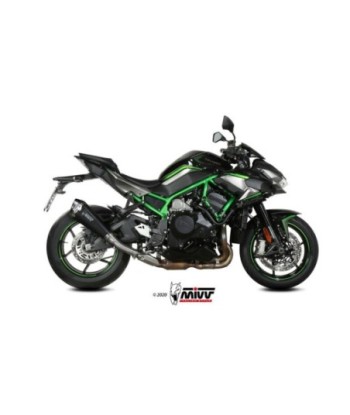 Mivv Slip-On Delta Race Black Kawasaki Z H2 / SE 2020-24