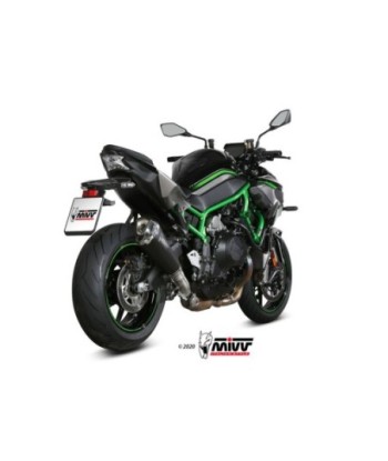 Mivv Slip-On Delta Race Black Kawasaki Z H2 / SE 2020-24