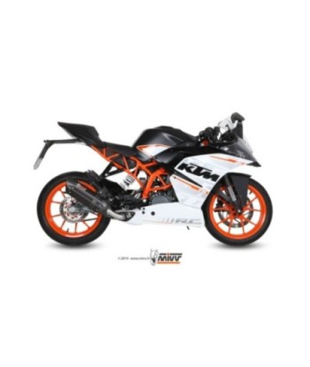 Mivv Full system 1x1 Suono black con tapa carbono KTM RC 390 2014-16